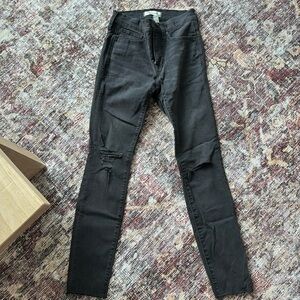 Madewell 9” high rise skinny size 24